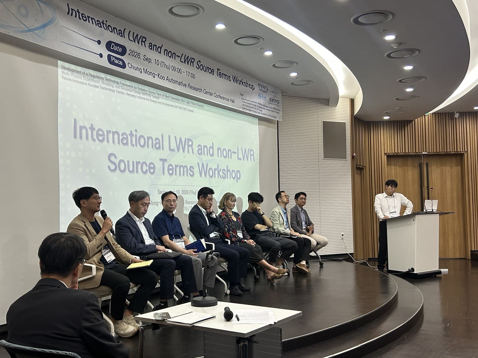 At the International LWR and non-LWR Source Terms Workshop